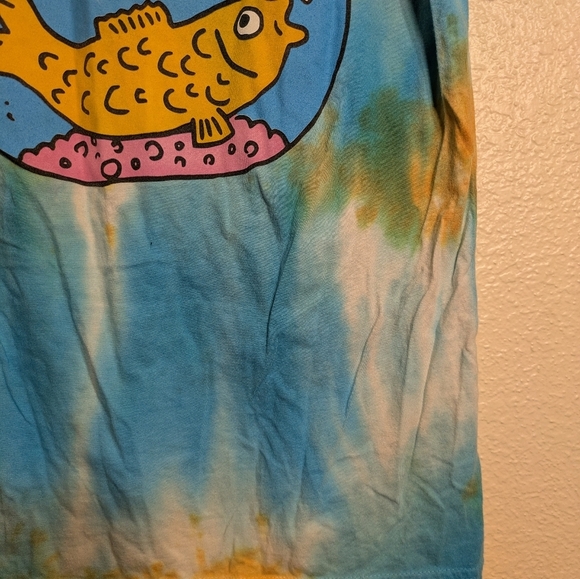 rip N Dip Colorful Cat Graphic T-Shirt Size Large Pre-owned - Picture 4 of 7